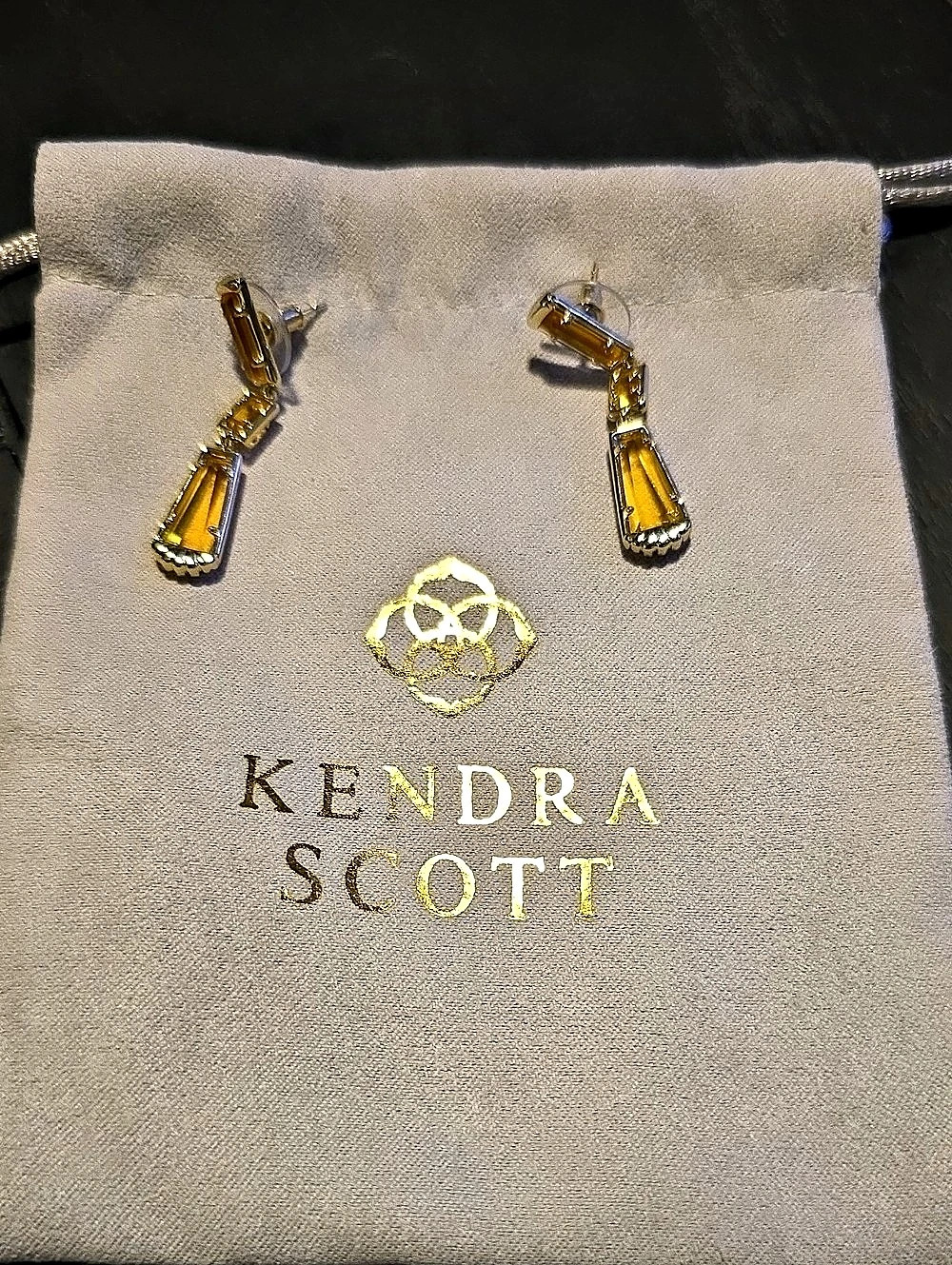 Kendra Scott YellowGold-Tone Drop Earrings